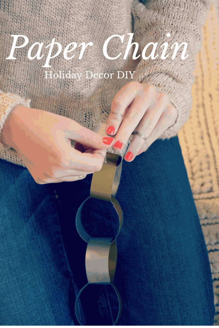 holiday decor DIY, holiday paper decor diy, simple holiday decoration, diy