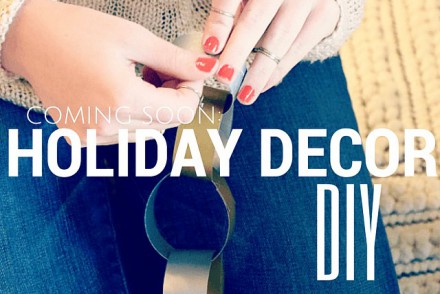 holiday decor DIY