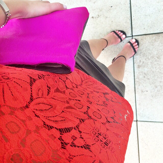 Sneak peek of today's blog post and what @jjharding0 wore…