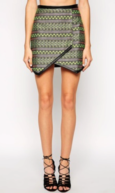 tribal wrap skirt ASOS Seek Wander Share