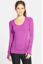 Zella All shirred up long sleeve shirt