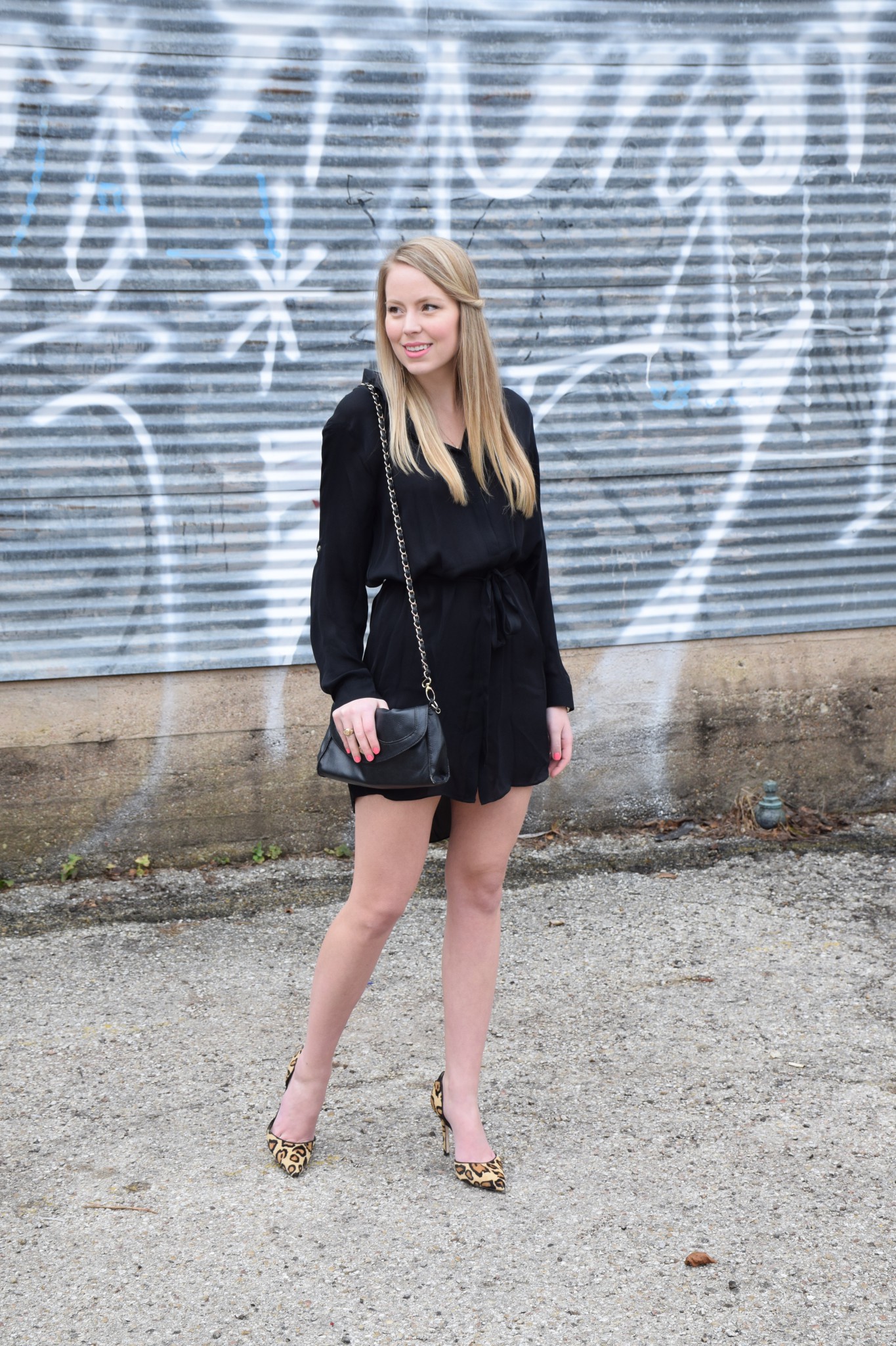 silk shirt dress