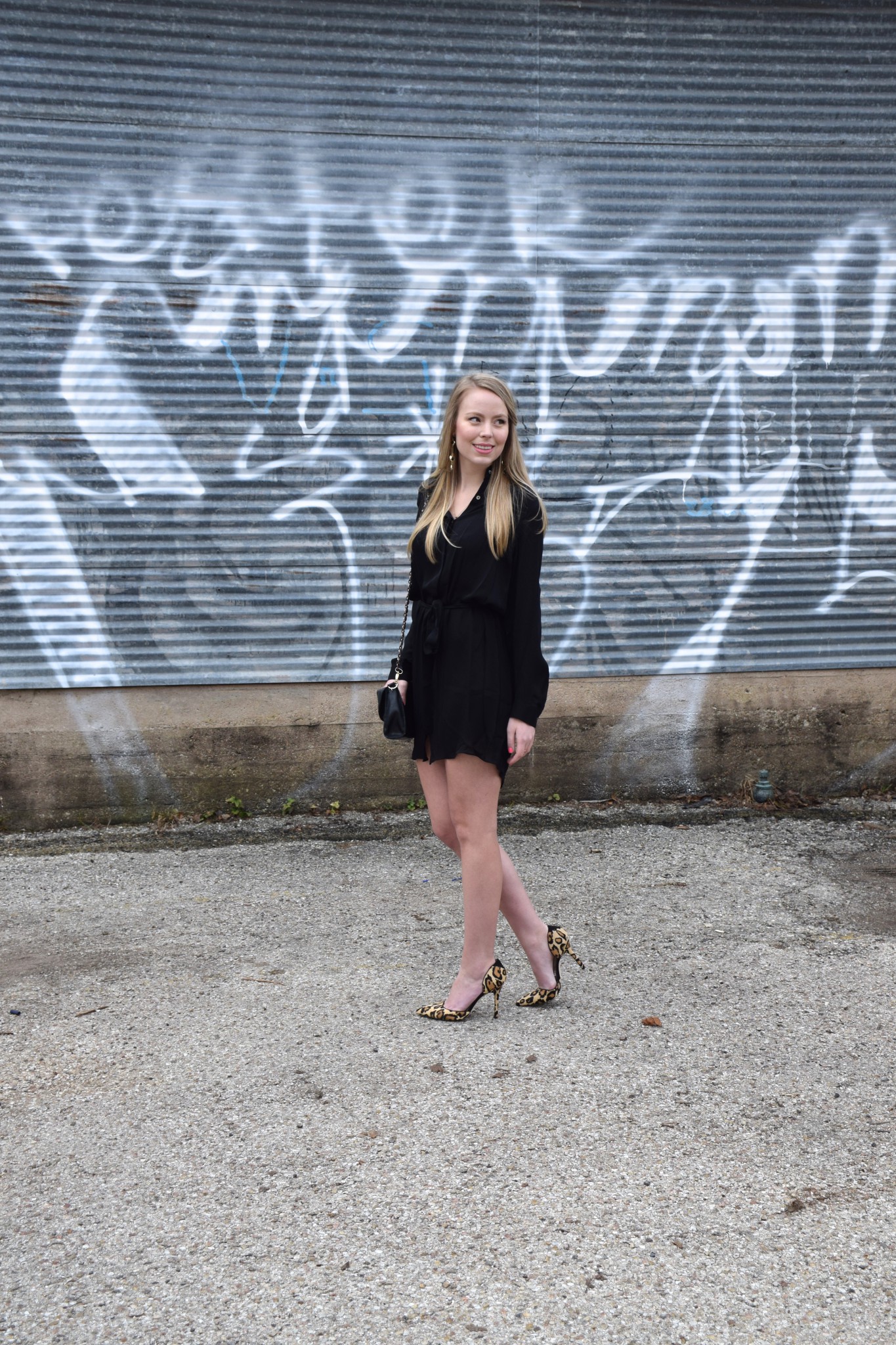 Leopard print heels