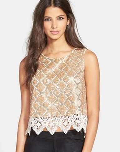 crochet top with fringe